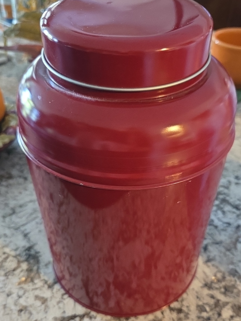 3.8 Liter Container Measures 8.5" x 7" Diameter. Weight .5 Pound